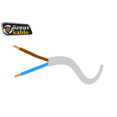NYM 2×1 mm² Antigron Bina Kablosu – Beyaz