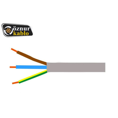 NHXMH 3×1,5 mm² Halojensiz Alev İletmez Kablo